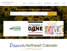 Tablet Screenshot of discovernortheastcolorado.com
